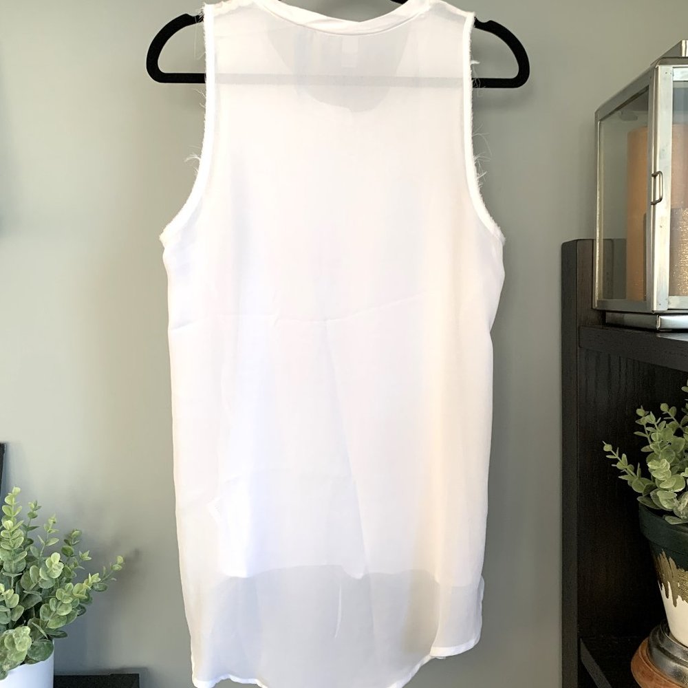 3.1 Phillip Lim for Target Distressed Tank (White) S - Picture 2 of 6